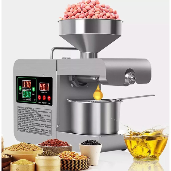 Extractor De Aceites Nueces Y Prensa Semillas Granos