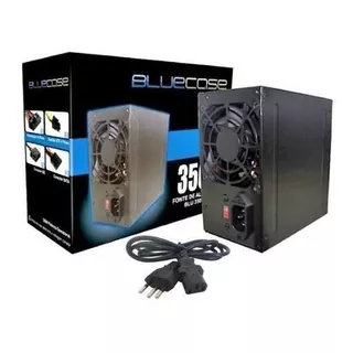 Fonte De Alimentação Para Pc Bluecase Blu 350-e Atx 350w  Preta 115v/230v