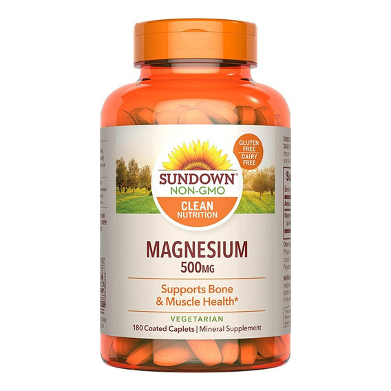 Magnesio 500mg 180 Cáps Sundown