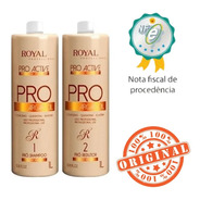 Escova Progressiva Pro Active Argan Oil Royal 2x1000ml