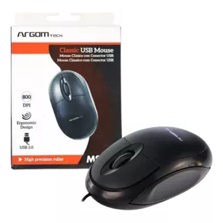 Mouse Argom Alámbrico Clasico Usb