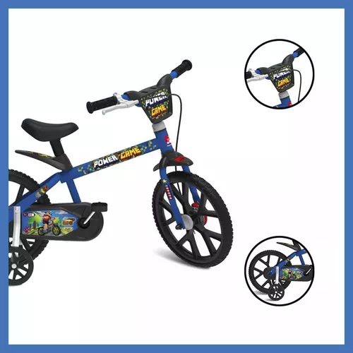 Bicicleta Infantil Bandeirante Power Game Aro 14 - 3047