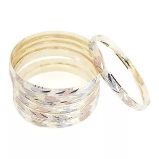 Semanario Chapa 3 Oros 14k Brazalete Bisutería 1 Pz+envio