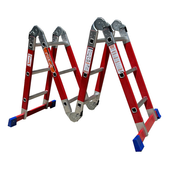 Escalera Articulada Plegable Dielectrica 3,75 Mt 4x3 - Scala