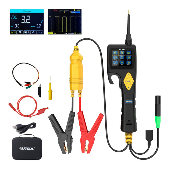 Multímetro Osciloscopio Inyector Laboratorio 100v 18a Autool