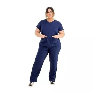 Uniforme Medico Pijama Scrub Unisex Plussize Xg Exg G1 10