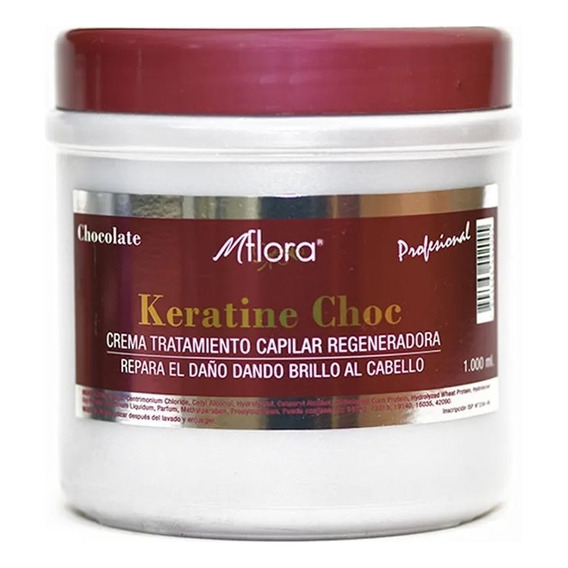 Flora® Crema Capilar Hidratante De Keratin Choc