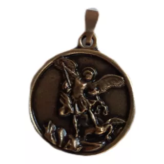 B. Antigo - Medalha Sacra Italiana De São Miguel Arcanjo Ma4