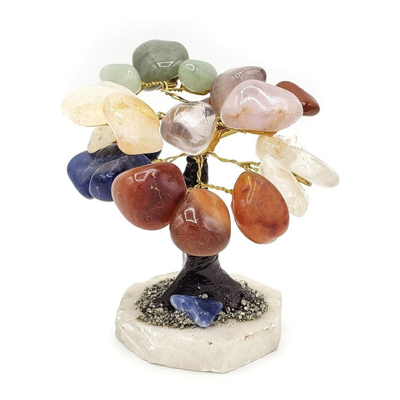 Arbol De Vida Decorativo Piedras 7 Chakras Equilibrio