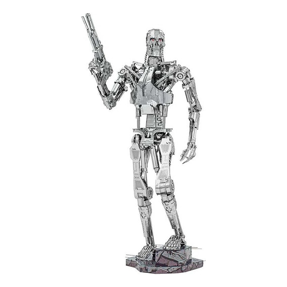Terminator Endoskeleton T800 Puzzle 3d Metálico Metal Earth