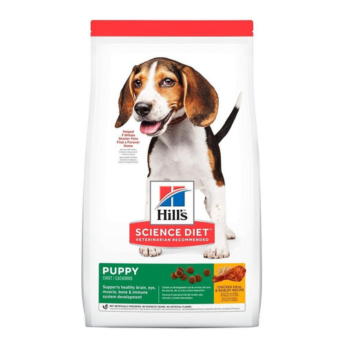 Alimento Hill's Science Diet Comida Para Perro Hill's Science Diet Puppy para perro cachorro de raza mini, pequeña y mediana sabor pollo y cebolla en bolsa de 2kg