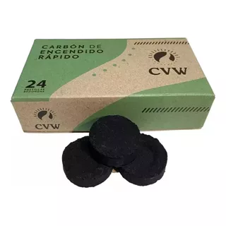 Carbones X24u. 5 Cajas Para Defumacion Sahumar Vegetal Cvw- 