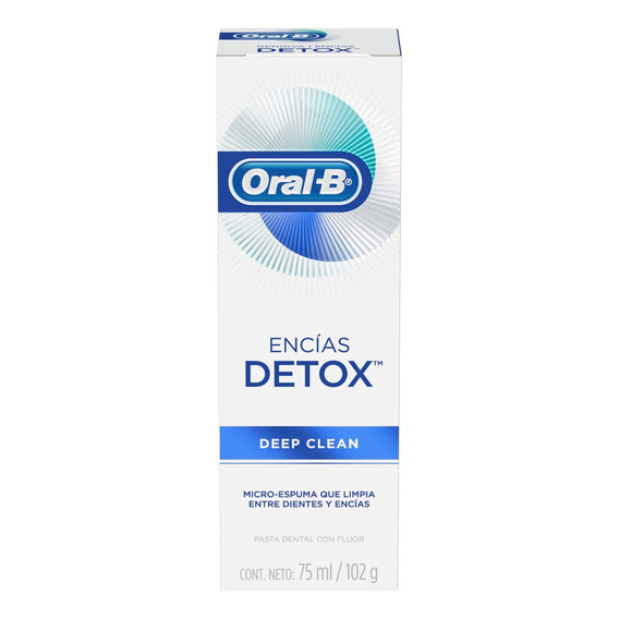 Crema Dental Oral-b Encias Detox X 75ml