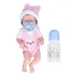 Baby Toy 12in Girl Doll Lovely Long Eyelashes Soft Silicone