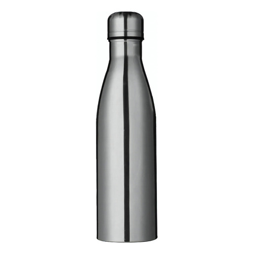 Botella Térmica En Acero Inox Doble Pared 500 Ml Color Gris