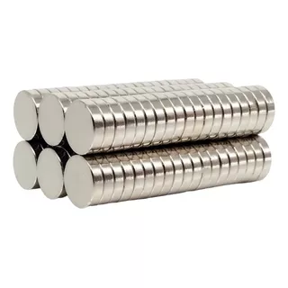 Iman De Neodimio Super Forte 12x3 Mm Trava Tudo 10 Peças