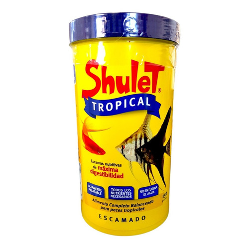 Alimento Peces Shulet Tropical 150 Gr Escamado