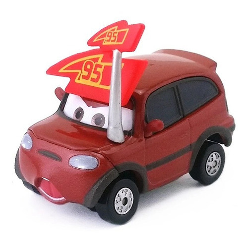 Cars Auto De Metal - Timothy Twostroke - Mattel Color Rojo