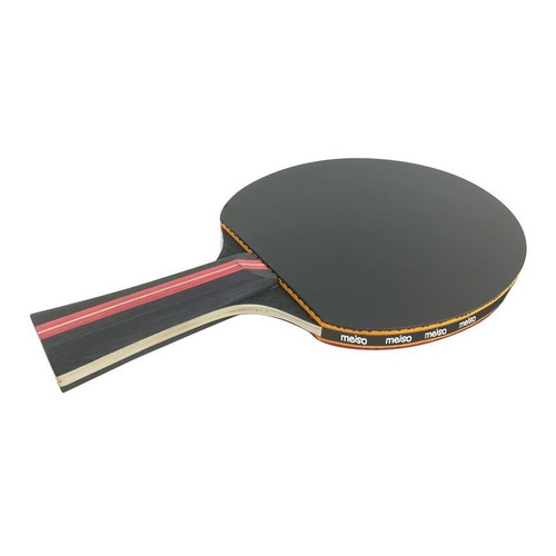 Combo Set Ping Pong Pack 2 Paletas + 3 Pelotas Meiso Estuche Color Negro Tipo de mango CS (Chino)