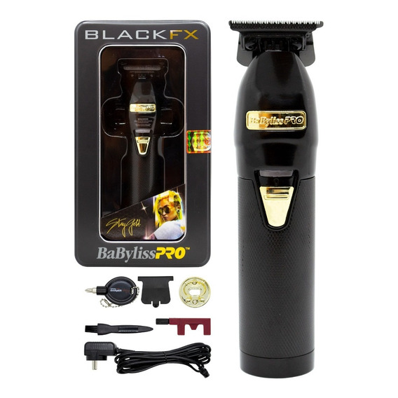 Babyliss Pro Black Fx Stay Gold Trimmer Cuchilla En T 6c