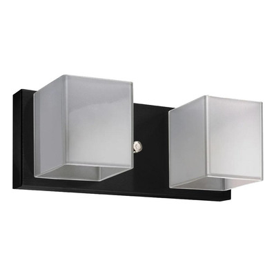 Aplique Moderno Multidireccional 2 Luces Interior Negro G9