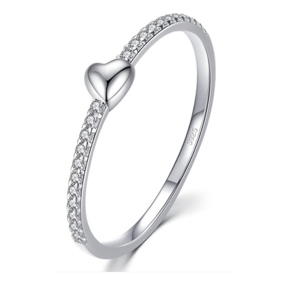 Anillo Corazón Para Mujer En Plata 925