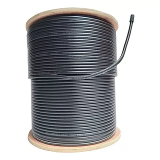 Coaxial Rg6 Cable Carreta Negro  305 Metros Mejor Calidad