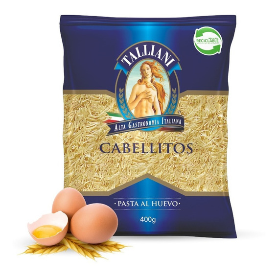 Pasta Cabellitos N°51 Talliani 400g