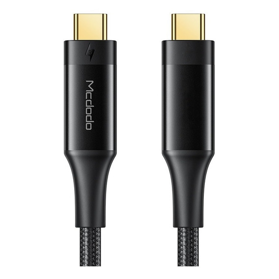 Cable Thunderbolt 3 Soporta Hasta 5k Y 100w Negro 0.8m