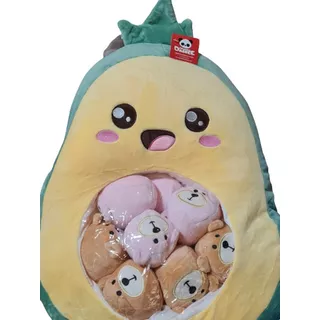 Palta Almohada Peluche Soft Extrasuave Con Peluchines Kawaii