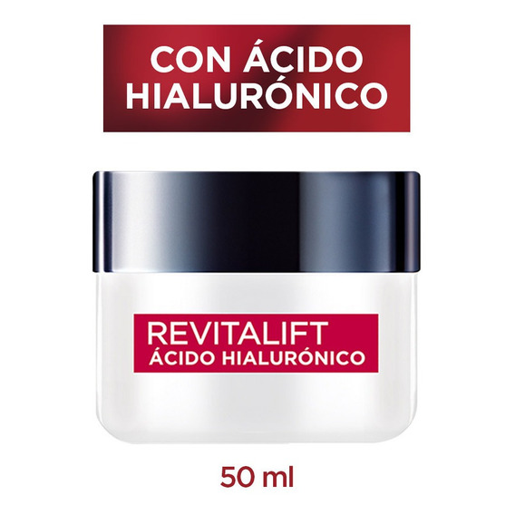 Crema Facial Día L'oréal Revitalift Ácido Hialurónico 50 Ml Fps 20 L'Oréal Paris para todo tipo de piel de 50mL/50g 30+ años