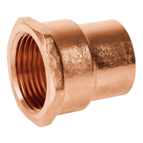 Conector De Cobre, Rosca Interior 1-1/4'' Foset 48898 Color Marrón claro