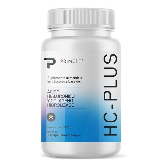 Acido Hialurónico Puro Hc-plus Primet 80 Capsulas Con 100 Mg Sabor Sin sabor