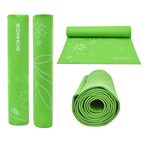 Mat De Yoga Sonnos Mat Pilates Color Verde