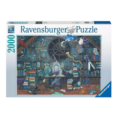 Rompecabezas Ravensburger 2000 Pzs Merlín El Mago Puzzle