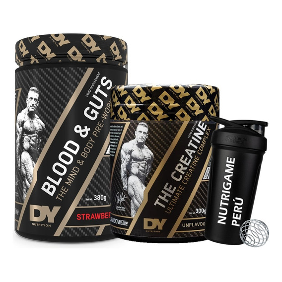 Pack Blood And Guts 40serv. + Creatina Dorian Yates 300gr