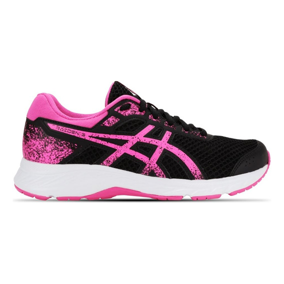 Zapatillas Asics Raiden 3 Black/pink Glo Mujer