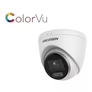 Cámara Domo 1080p Colorvu Lf 3.6mm Luz Blanca 20mt Interior