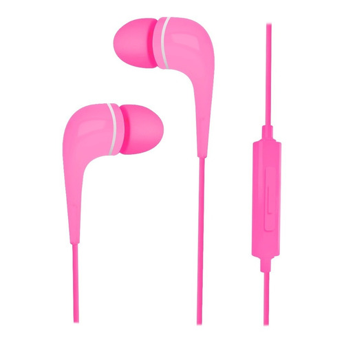Auriculares Soul S150 In Ear Manos Libres Con Micrófono Soul Color Fucsia Color de la luz Rosa