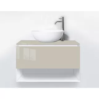 Mueble De Baño Colgante 90x45 Color Beige 