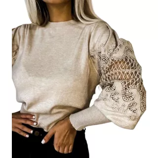 Sweater Importado Mangas Caladas  - Mia Mia Mujer (f)