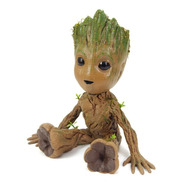Boneco Baby Groot 20cm Pintado Realista (guardiões Galáxias)