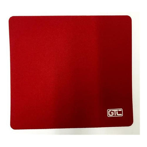 Mouse Pad Gtc Pad-100 De Neopreno Antideslizante 23 X 20 Cm Color Rojo Diseño impreso Liso