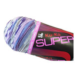 Estambre Ku-ku Super Tubo De 200 Gramos Color Grecas Lilas