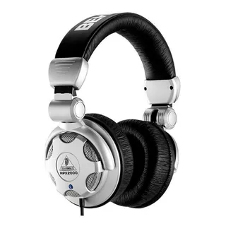 Auriculares Behringer Hpx2000 Plateado Y Negro