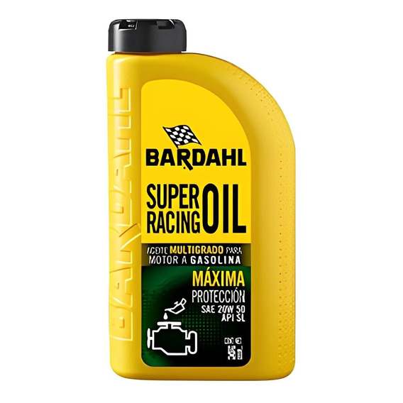 Aceite Bardahl Super Racing Oil 20w50 Sl, 946ml 12 Piezas