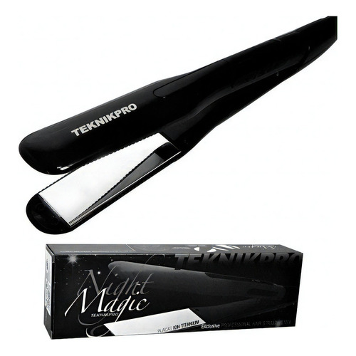 Planchita de pelo Teknikpro Night Magic negra 220V