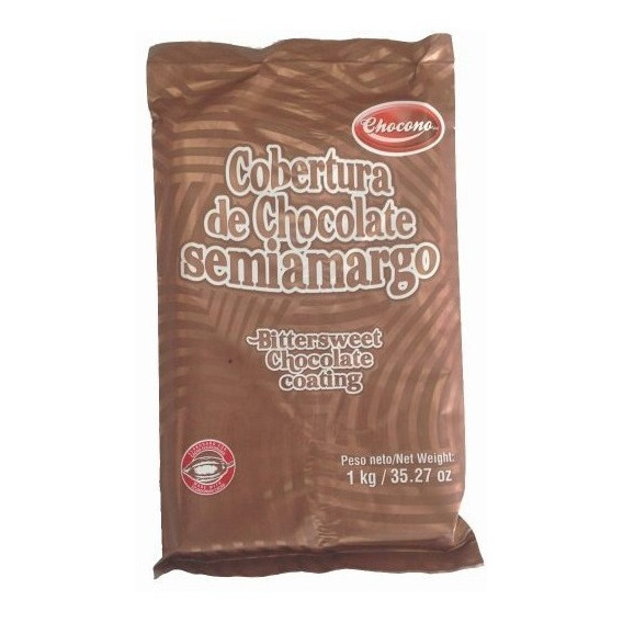 Cobertura De Chocolate Semiamargo 1 Kg