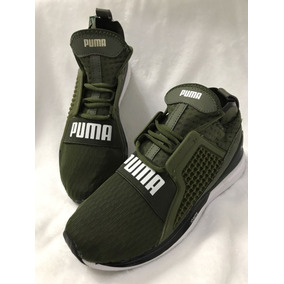 tenis puma mujer verde militar