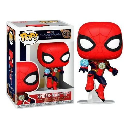 Figura de acción  Hombre Araña integrated suit Spider-Man: No Way Home 56829 de Funko Pop!